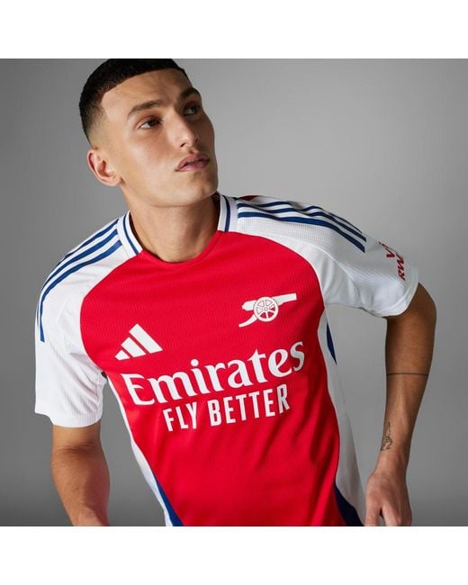 Adidas Red Arsenal 24/25 Home Authentic Jersey for men