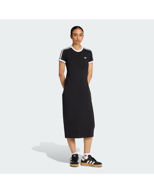 Adidas Black 3 Stripes Dress (Slim)