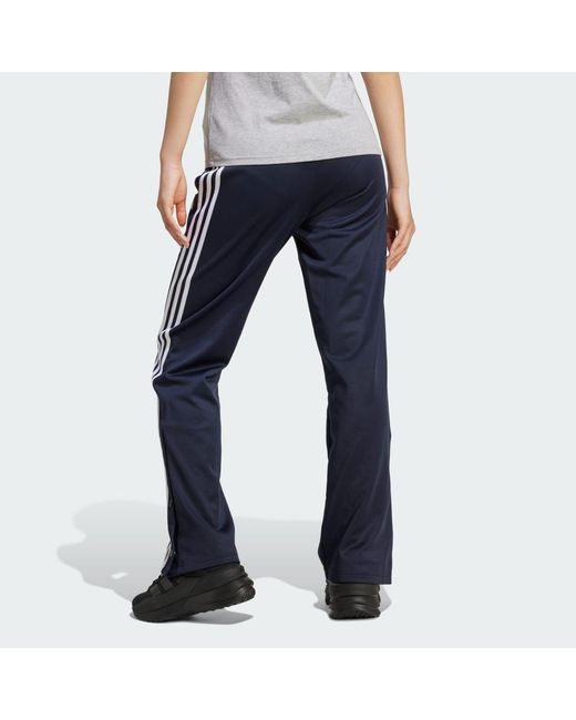 Adidas Blue Iconic Wrapping 3-Streifen Snap Trainingshose
