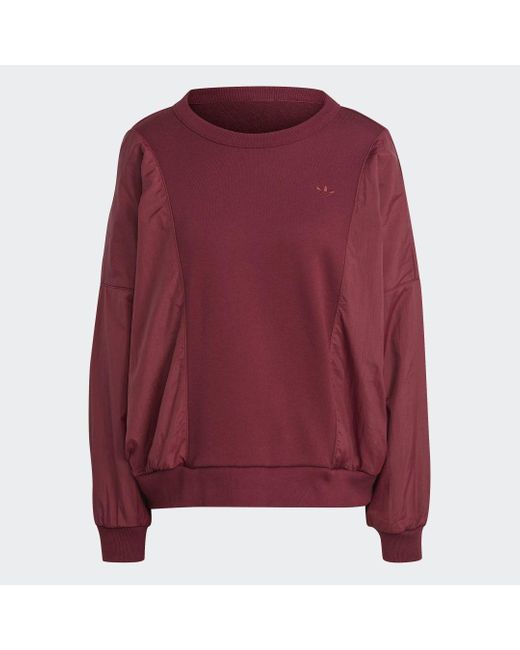 Adidas sweater bordeaux rood sale