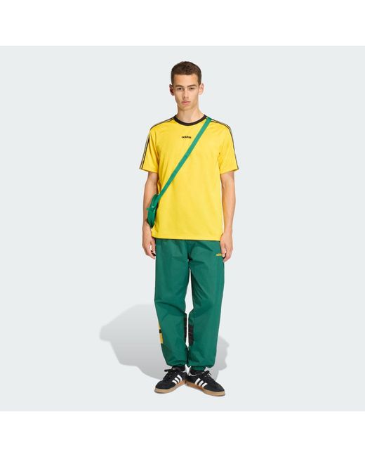 Adidas Yellow Jacquard Jersey for men
