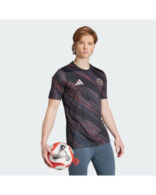 Adidas Gray Fc Bayern 25/26 Pre-Match Jersey for men