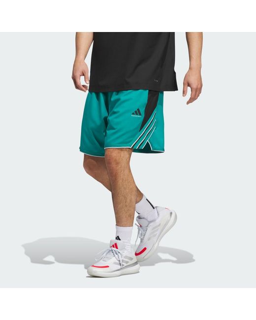 Adidas Green Crazylite Basketball Shorts for men