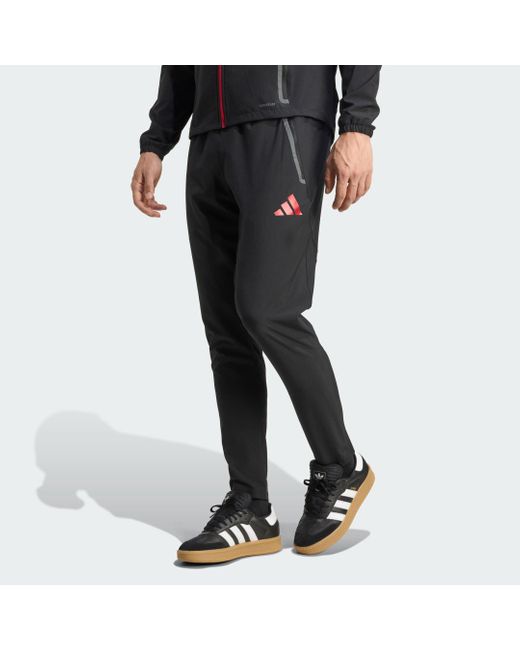 Adidas Black Liverpool Fc Tiro 25 Competition Vis Tech Travel Pants for men