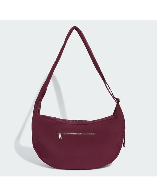 Adidas Purple Everyday Icons Crossbody Bag Half Moon