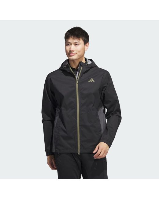 Adidas Black Rain.rdy Golf Jacket for men