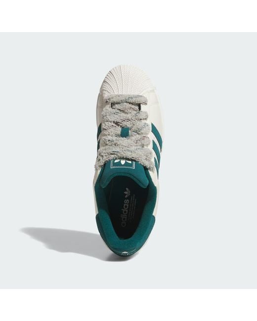 Adidas Blue Superstar Ii Shoes