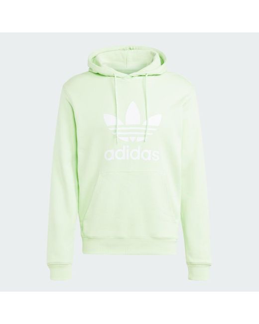 Sudadera Con Capucha Adicolor Classics Trefoil Adidas Originals de hombre de color Green