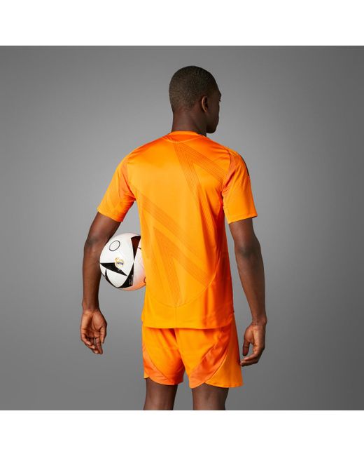 Adidas Real Madrid 24/25 Auswärtstrikot Authentic in Orange für Herren