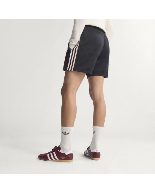 Adidas Black Manchester United Stone Roses Short for men