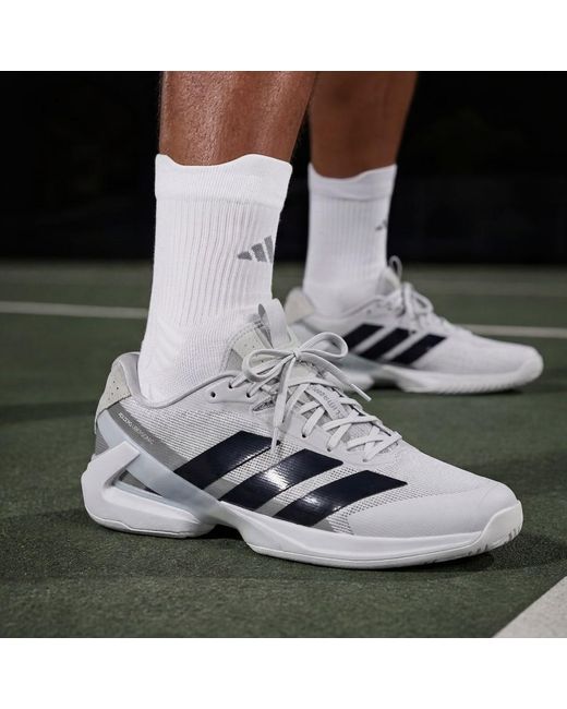 Adidas Blue Adizero Ubersonic 5 Tennis Shoes for men
