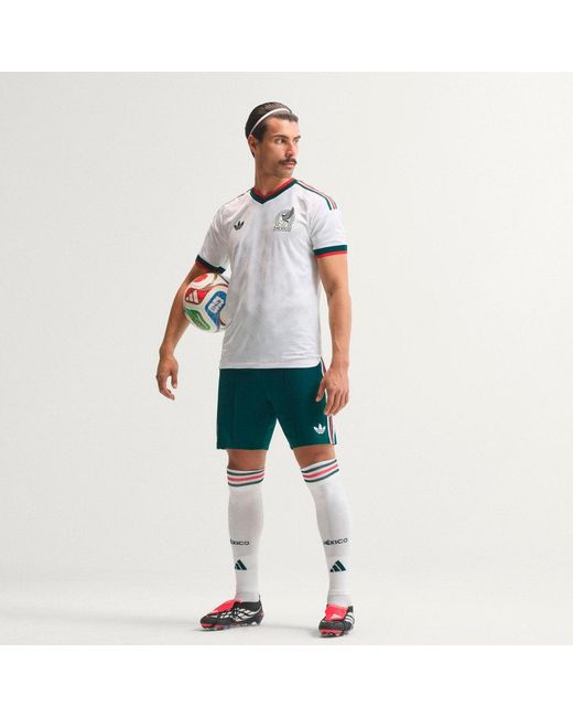 Adidas Green Mexico 26 Away Authentic Jersey for men