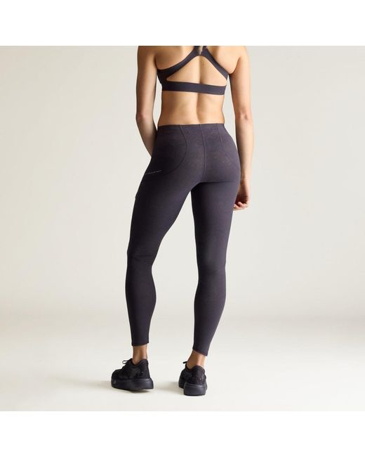 Adidas Blue By Stella Mccartney Running Floral Lace Leggings