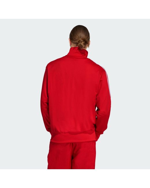 Adidas Red Firebird Adicolor Mesh Tracktop for men