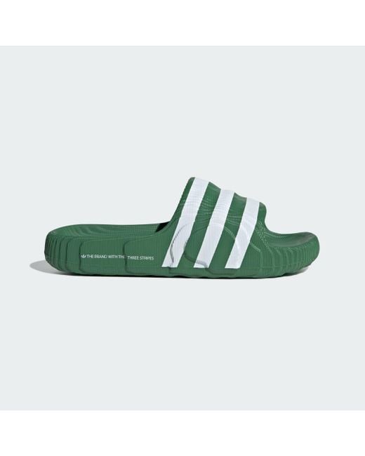 adidas Adilette 22 Slides in Green for Men Lyst UK