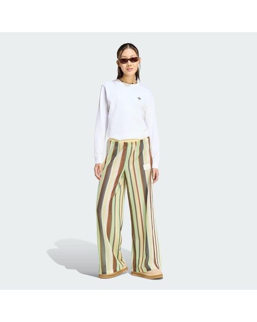 Adidas Multicolor Originals Summer Glow Knitted Firebird Track Tracksuit Bottoms