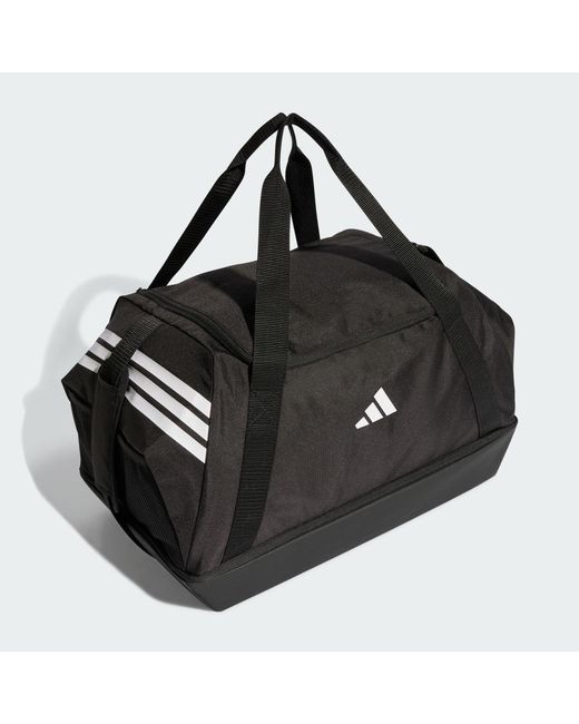 Adidas Black Tiro Duffle Bag Medium With Bottom Compartment