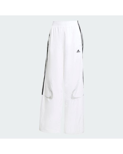 Pantaloni Da Allenamento Teamgeist Adicolor Oversized di Adidas in White