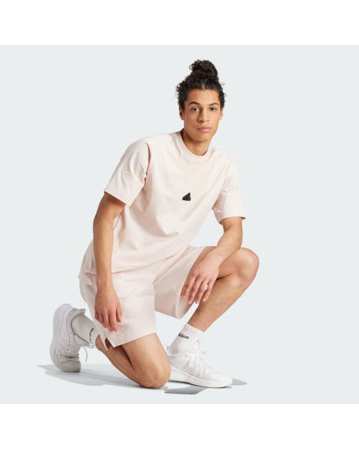 Short Z.N.E. Premium di Adidas in White da Uomo