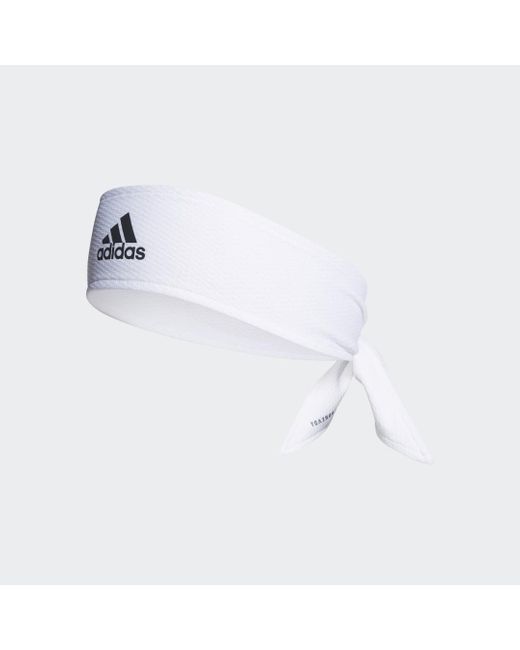 adidas Synthetik Tennis AEROREADY Stirnband in Weiß | Lyst DE