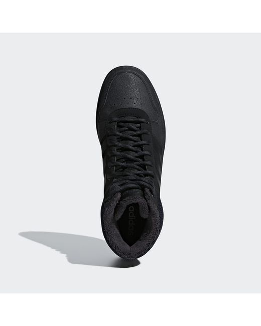 adidas Hoops 2.0 Mid Sneaker in Black for Men - Save 75% | Lyst UK