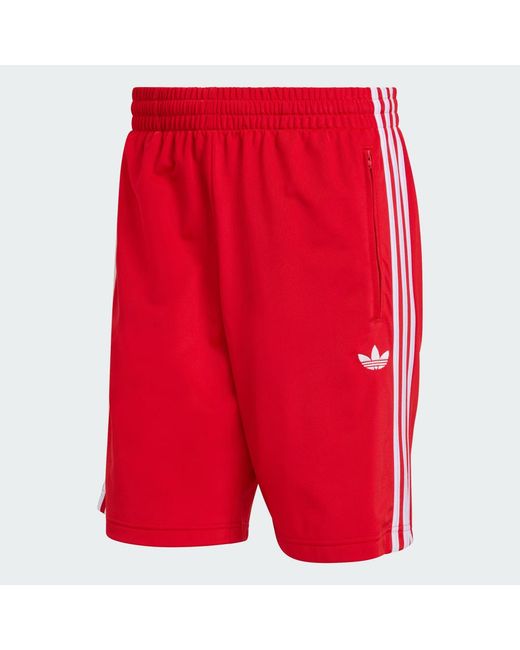 Adidas Red Lifestyle Firebird Shorts Ke1377 for men