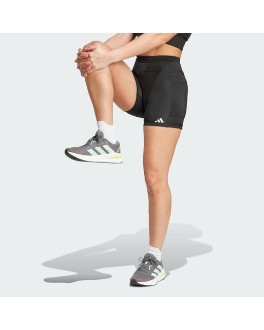Adidas Black Own The Run Short Leggings