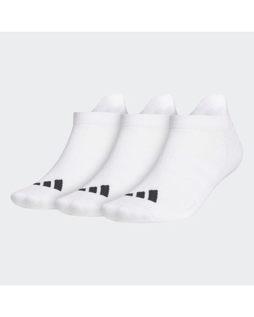 Adidas White Golf Ankle Socks 3 Pairs for men
