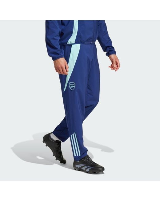 Adidas Originals Blue Arsenal Tiro 24 Presentation Pants for men
