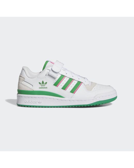 Adidas Green Forum Low Shoes