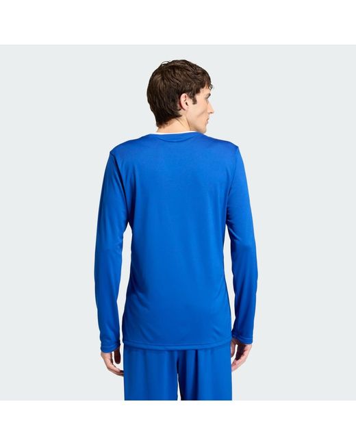Adidas Blue Entrada26 Long Sleeve Jersey for men