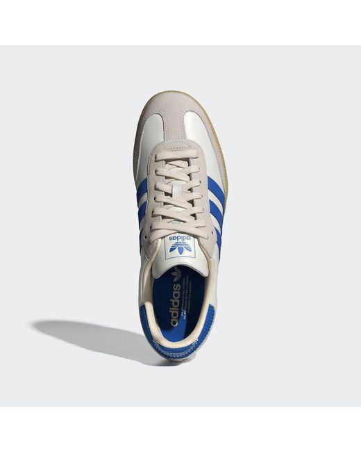Adidas Blue Samba Og Shoes