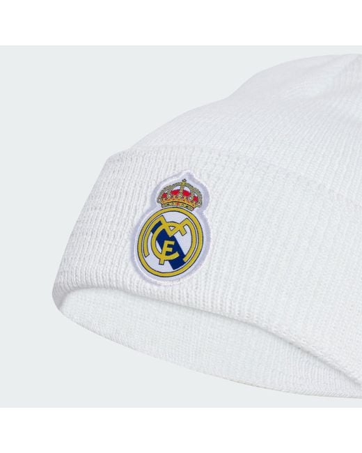Adidas White Real Madrid Beanie