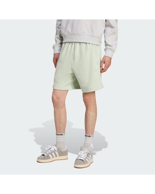 Adidas Originals Green Premium Essentials Shorts for men