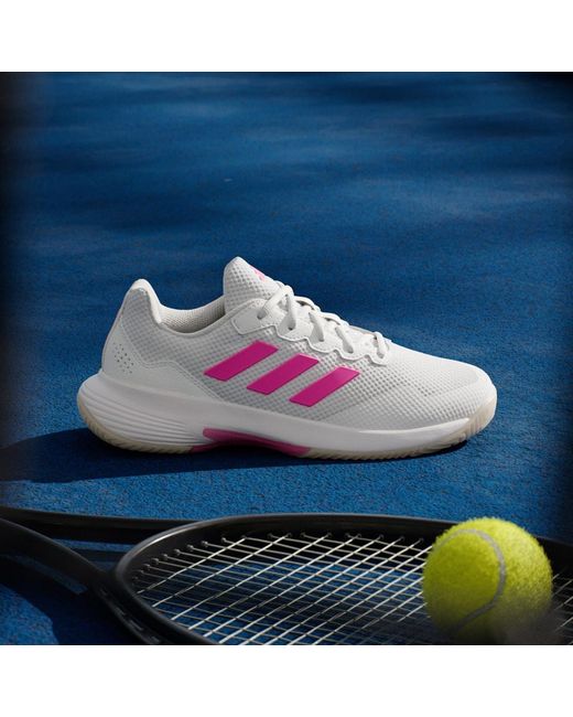Adidas Pink Gamecourt 2.0 Tennis Shoes