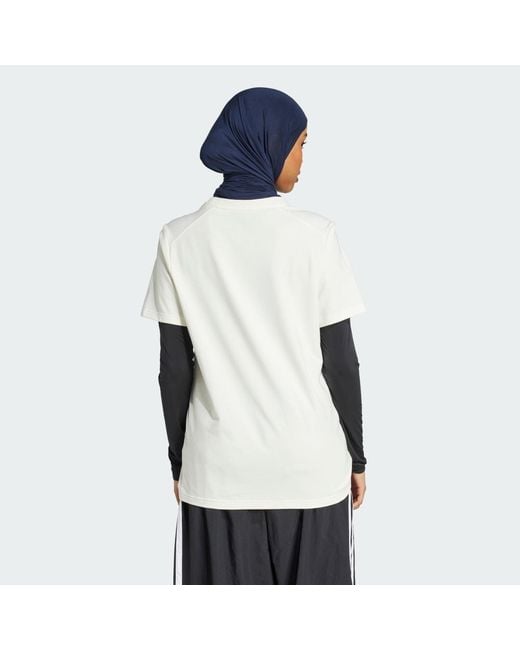 Adidas White Codes Doodle Surf Graphic Tee