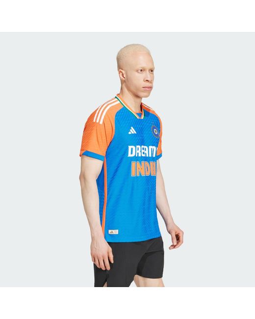 Adidas Blue India Cricket T20I Jersey for men