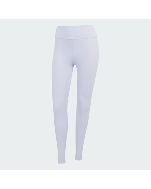 Adidas Purple All Me Essentials Full-Length Leggings