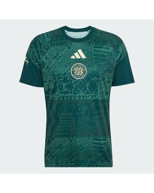 Adidas Green Celtic Fc 26/27 Tiro26 Pre Match Shirt for men