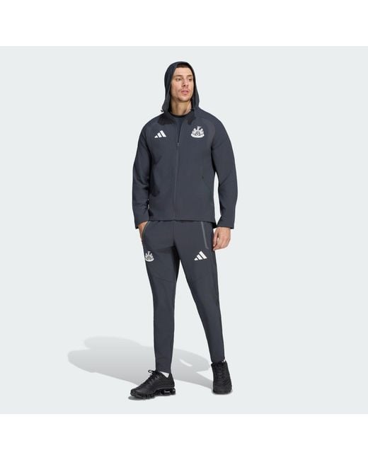 Adidas Blue Newcastle United Fc Tiro Travel Full Zip Windbreaker for men