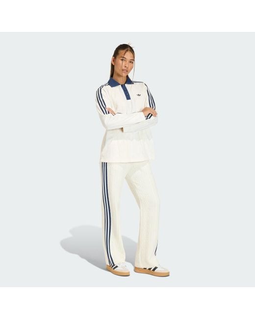 Pantaloni Da Allenamento Originals Knit Classic di Adidas in White