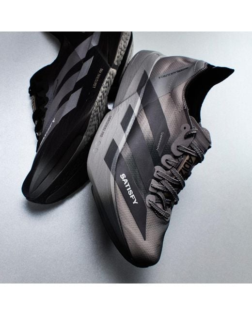 Adidas Black Adizero Adios Pro 4 Satisfy Shoes for men