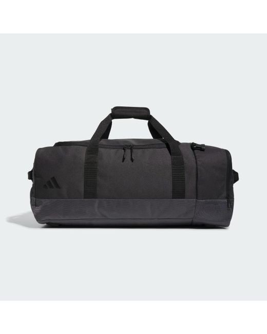 Adidas Black Hybrid Duffle Bag for men