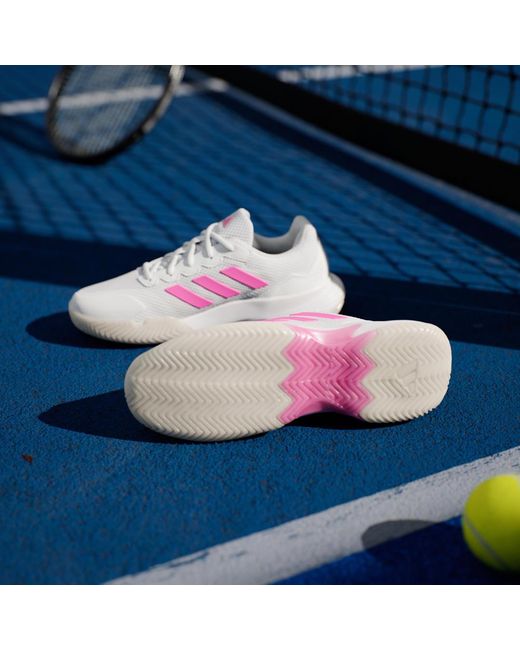 Adidas Pink Gamecourt 2.0 Tennis Shoes