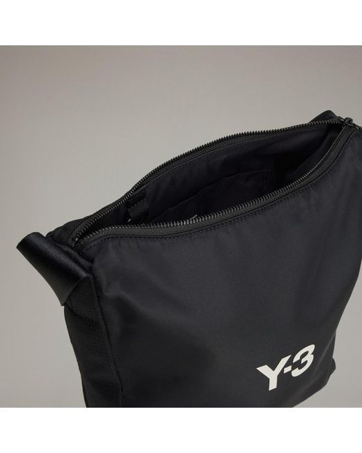 Adidas Black Y-3 Nylon Crossbody Bag