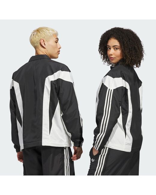 Adidas Black Originals Basketball Wind Breaker Jacket