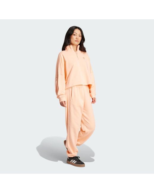 Adidas Orange Essentials French Terry Joggers