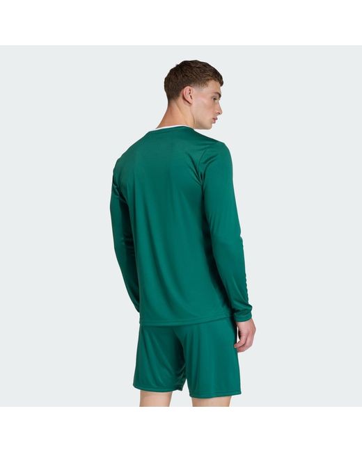 Adidas Green Entrada26 Long Sleeve Jersey for men