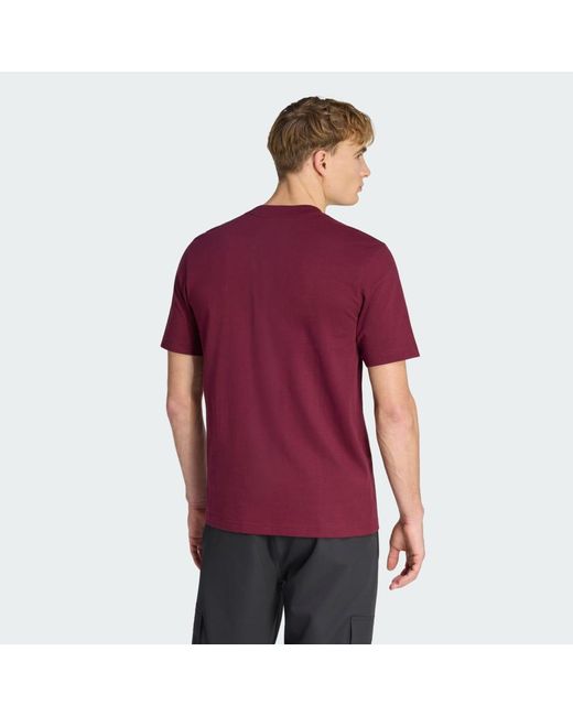 Adidas Red Essentials T-Shirt Ineos Grenadiers for men