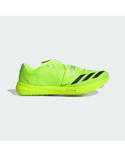 Adidas Green Adizero Tj/Pv Track And Field Shoes